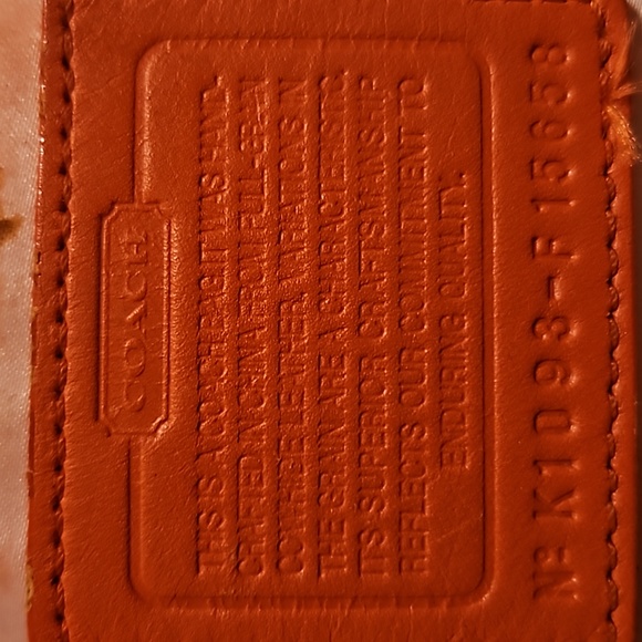 Coral Coach Purse - Picture 7 of 7